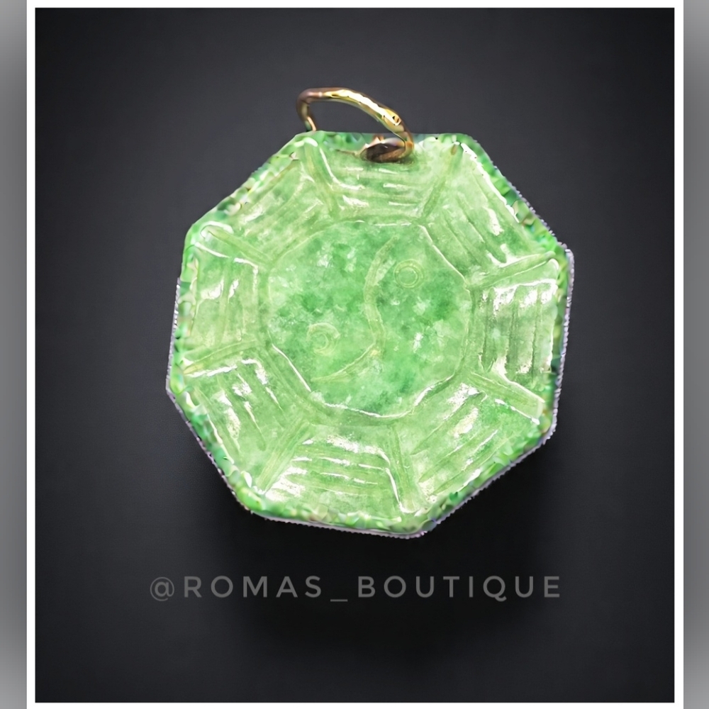 Carved Jade Necklace Necklace Pendant
